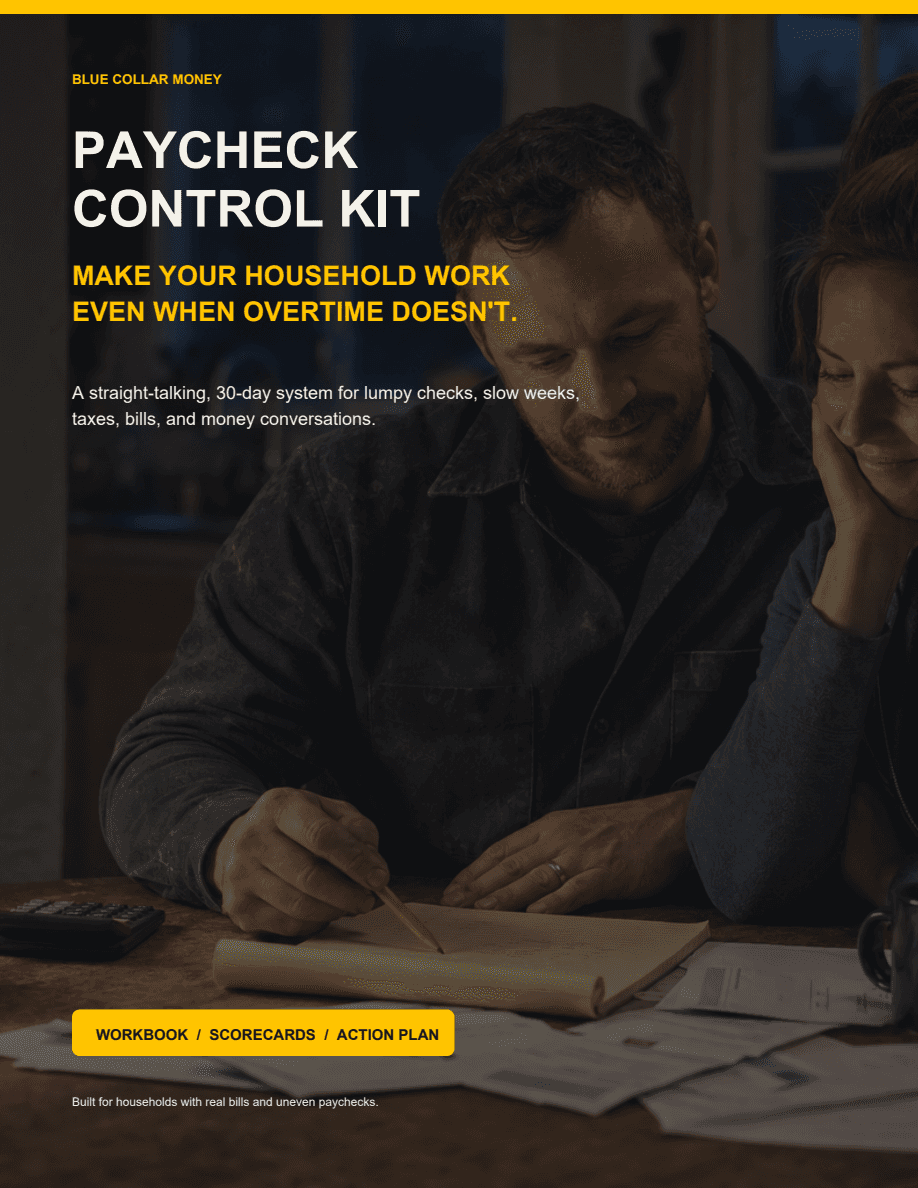 Blue Collar Paycheck Control Kit workbook cover